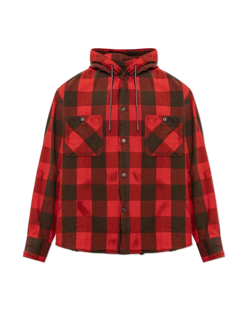 DIESEL Red Casual Shirts for men