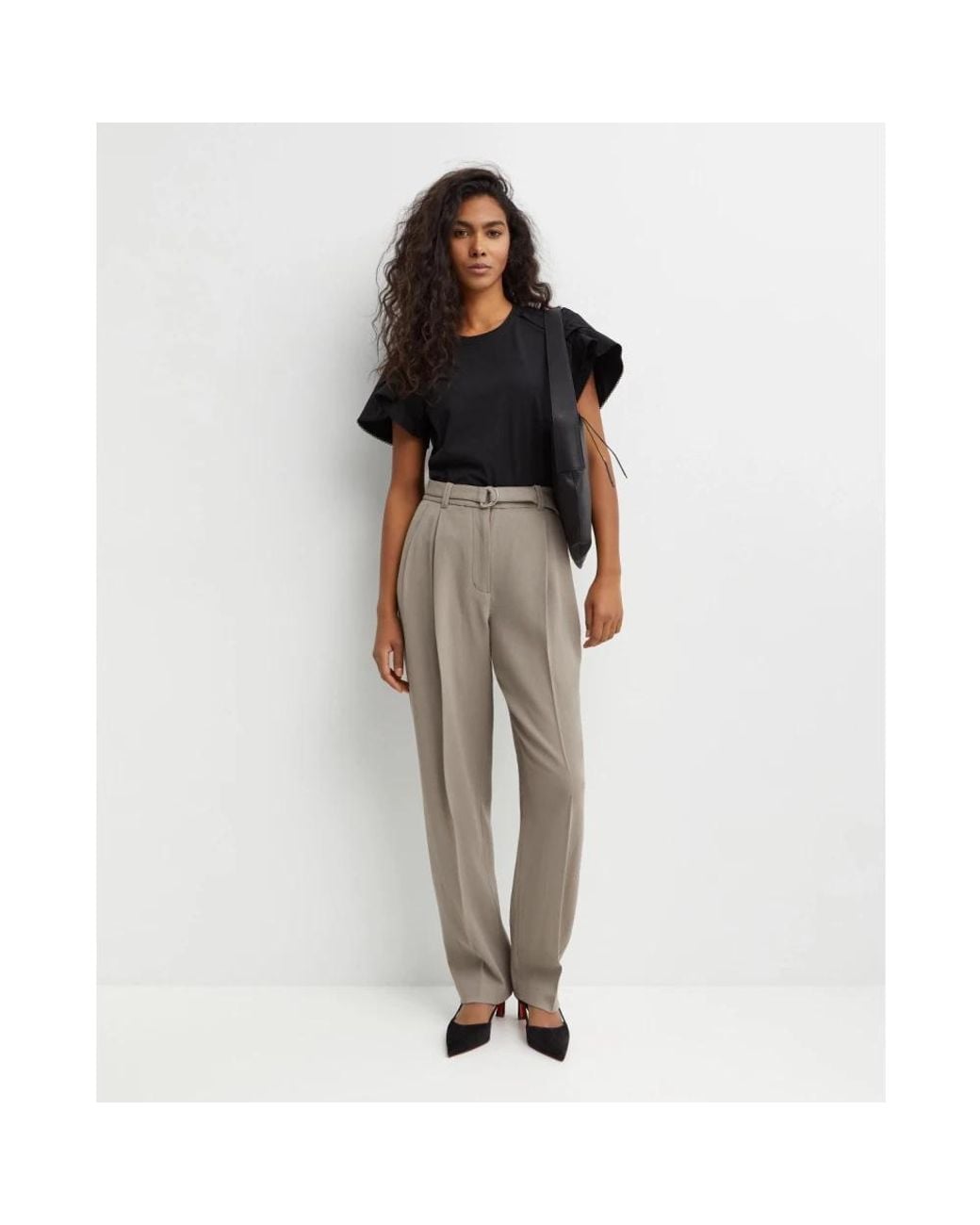 3.1 Phillip Lim Natural Tapered Trousers