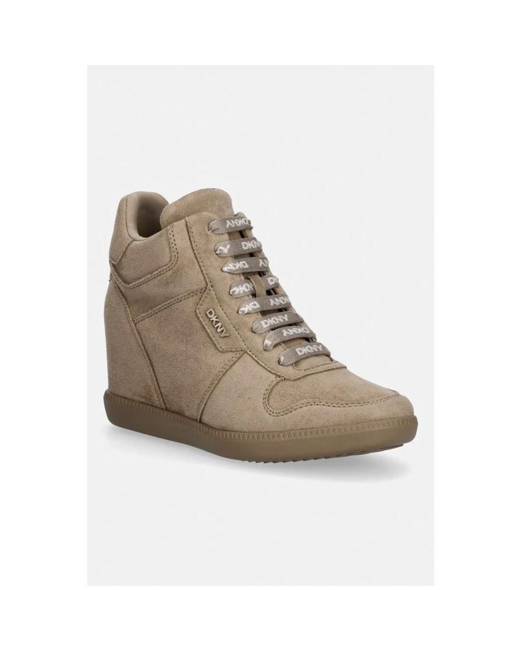 DKNY Brown Sereina Schnürstiefel