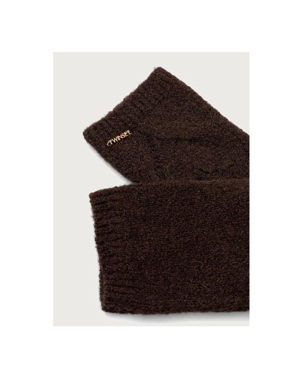 Gloves Twinset en coloris Brown