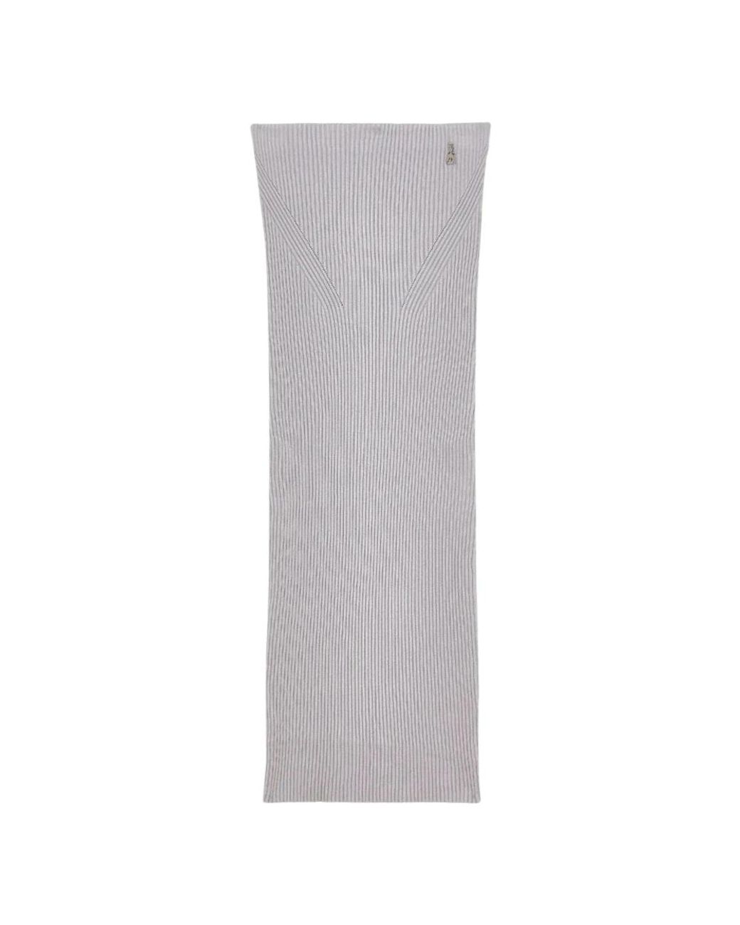Patrizia Pepe Gray Midi Skirts