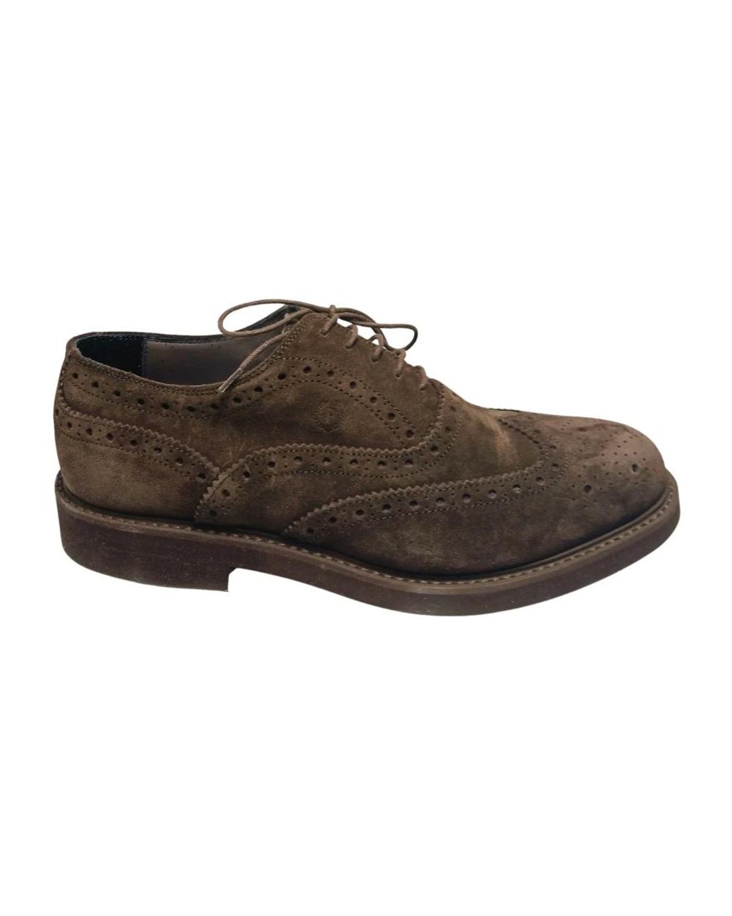 Pollini Brown Laced Shoes for men