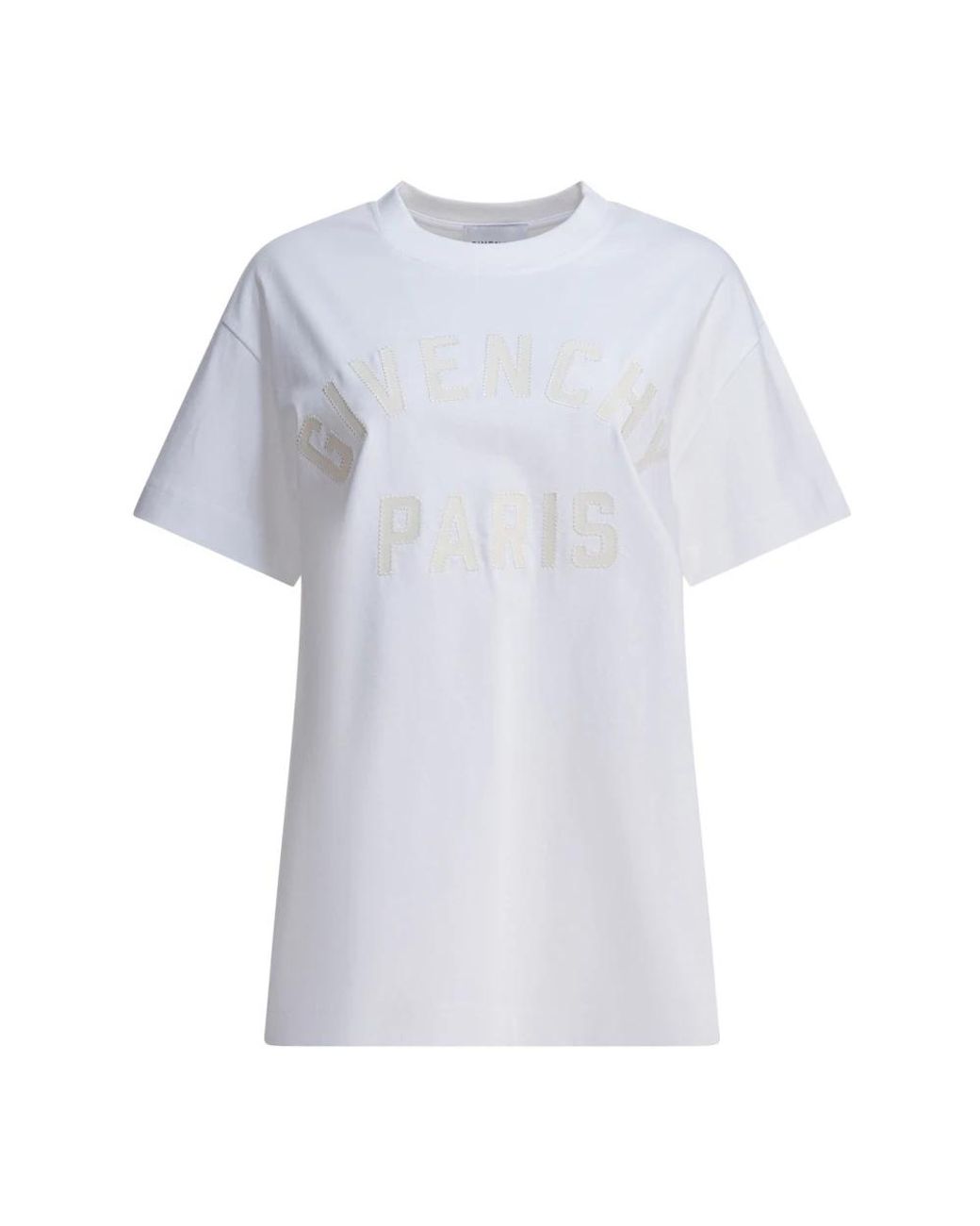 Givenchy Tops ,Wit ,Katoen Wit T-Shirt Stijlvol & Veelzijdig in het White