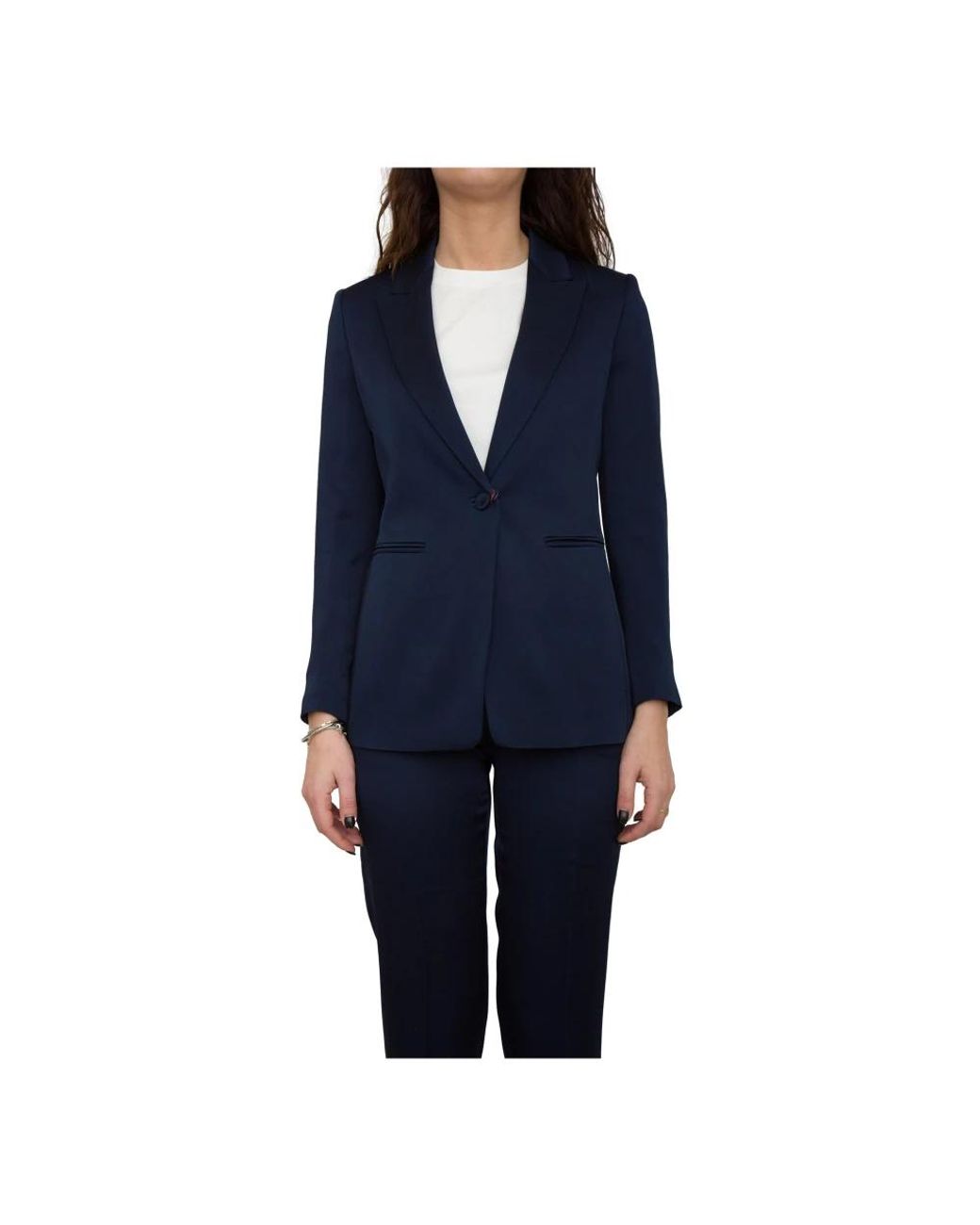 Max Mara Jassen ,Blauw ,Stijlvolle Jas Voor Vrouwen in het Blue