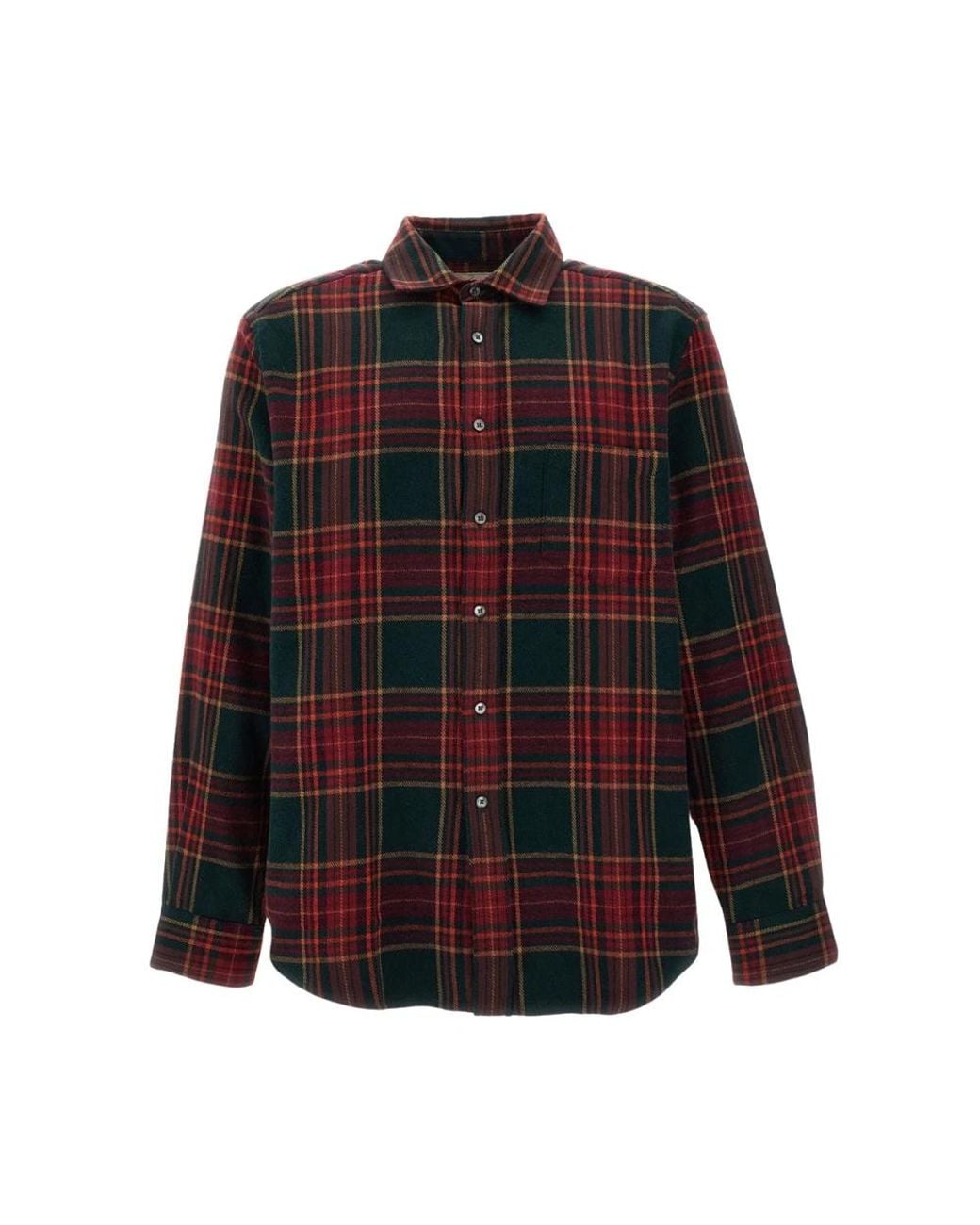 Portuguese Flannel Red Casual Shirts for men