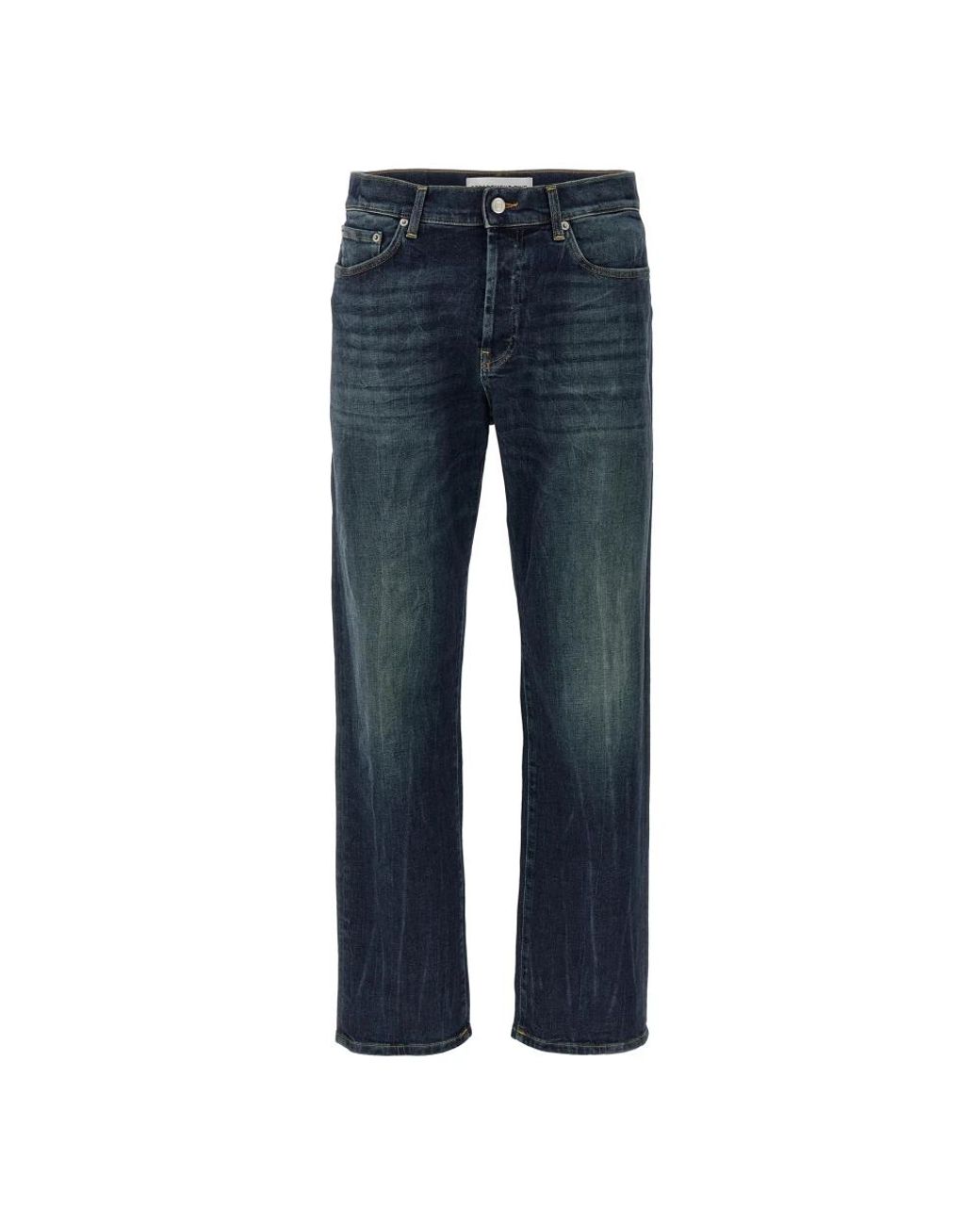 Department 5 Blue Straight Fit Jeans for men