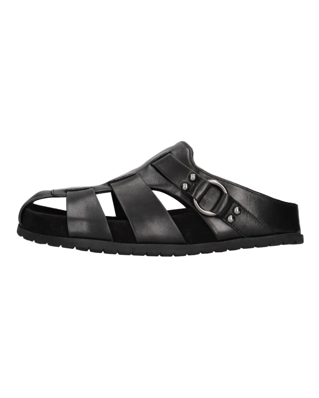 Ash Schoenen ,Zwart ,Leer Sandalen in het Black voor heren