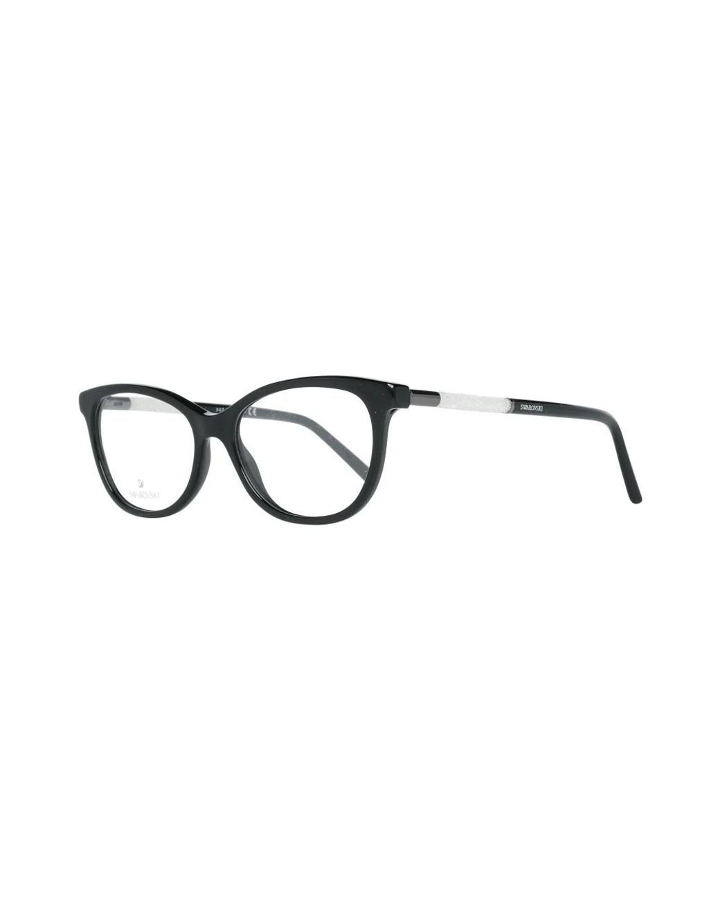 Glasses Swarovski de color Black