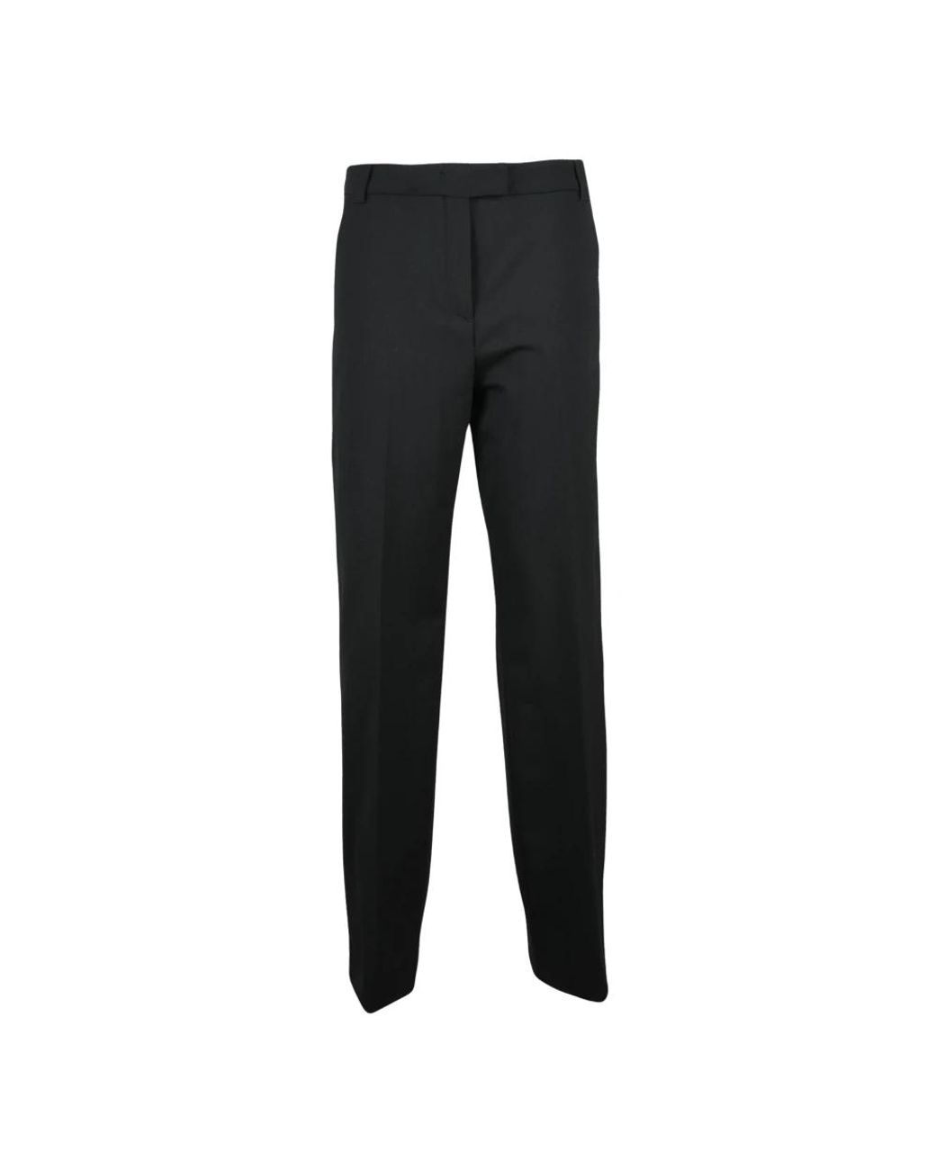 Thelatest Black Straight Trousers