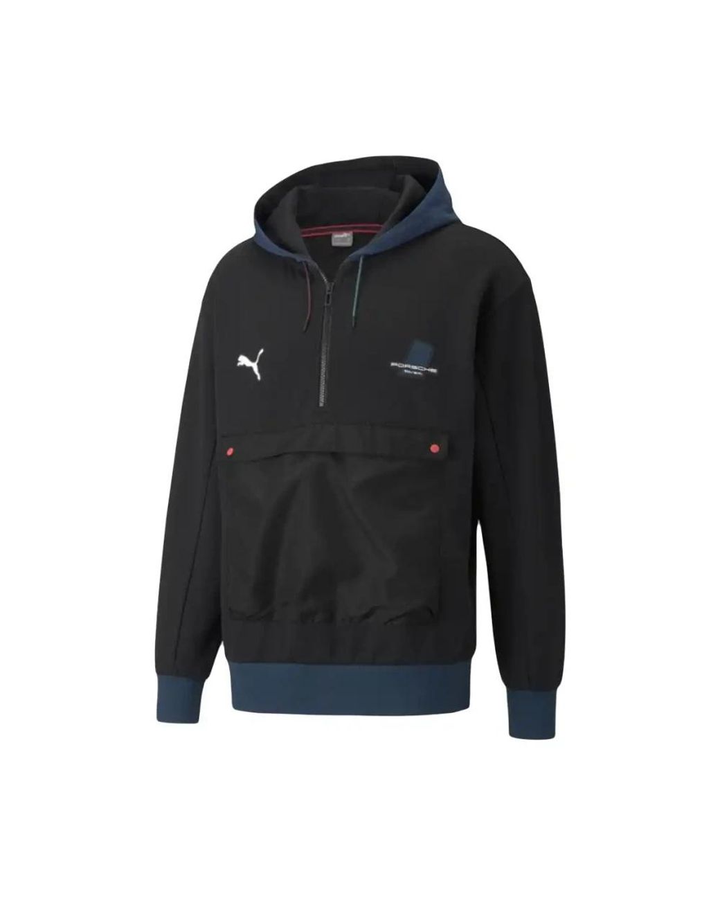 PUMA Hoodies & Sweatvesten ,Zwart ,Porsche Targa Logo Hoodies Voor Mannen in het Black voor heren