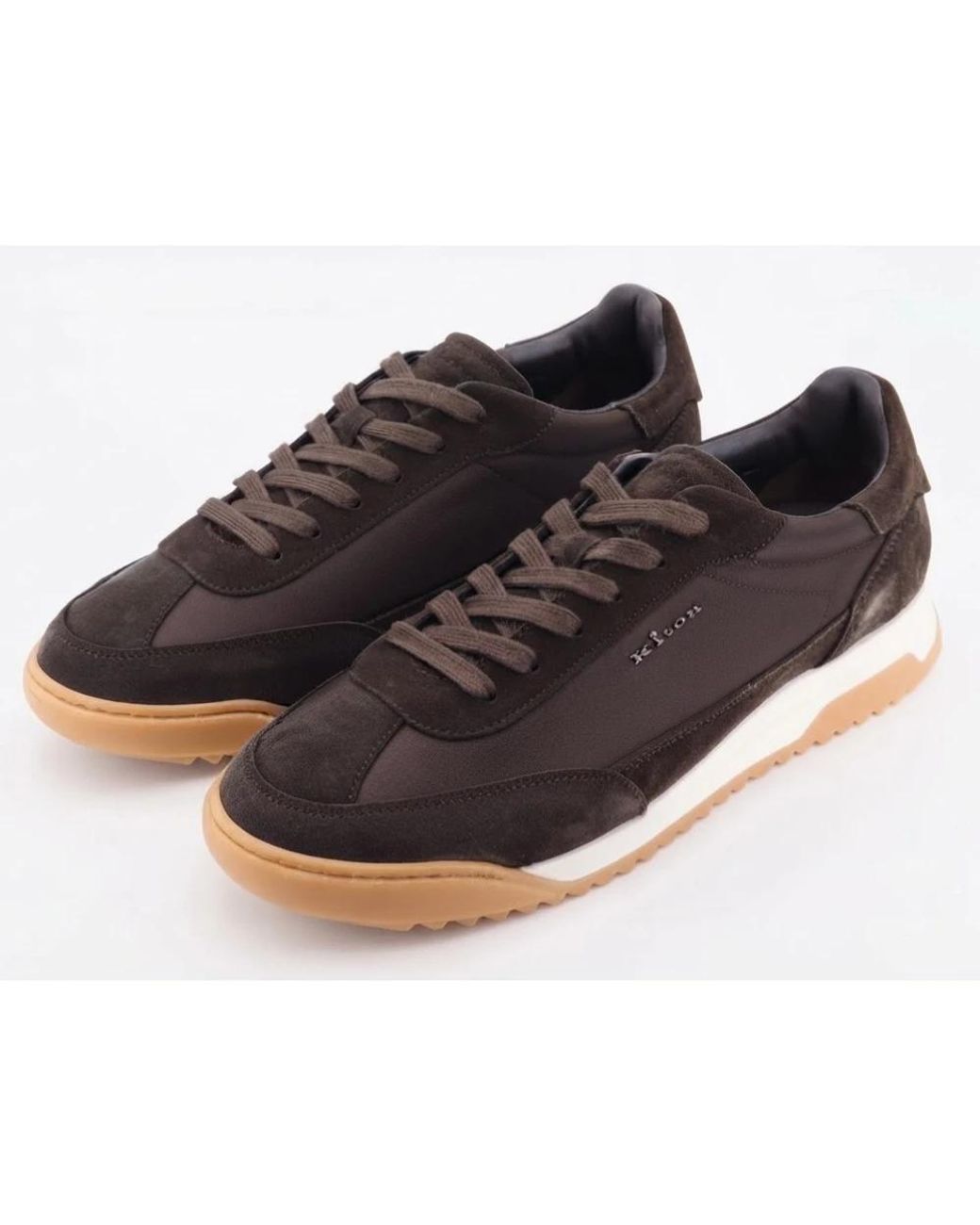 Kiton Brown Sneakers for men