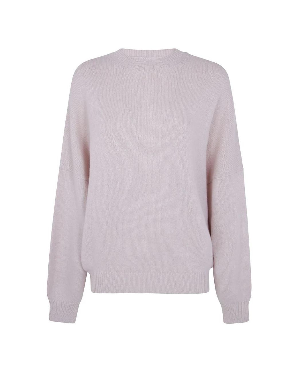 Khaite Purple Round-Neck Knitwear