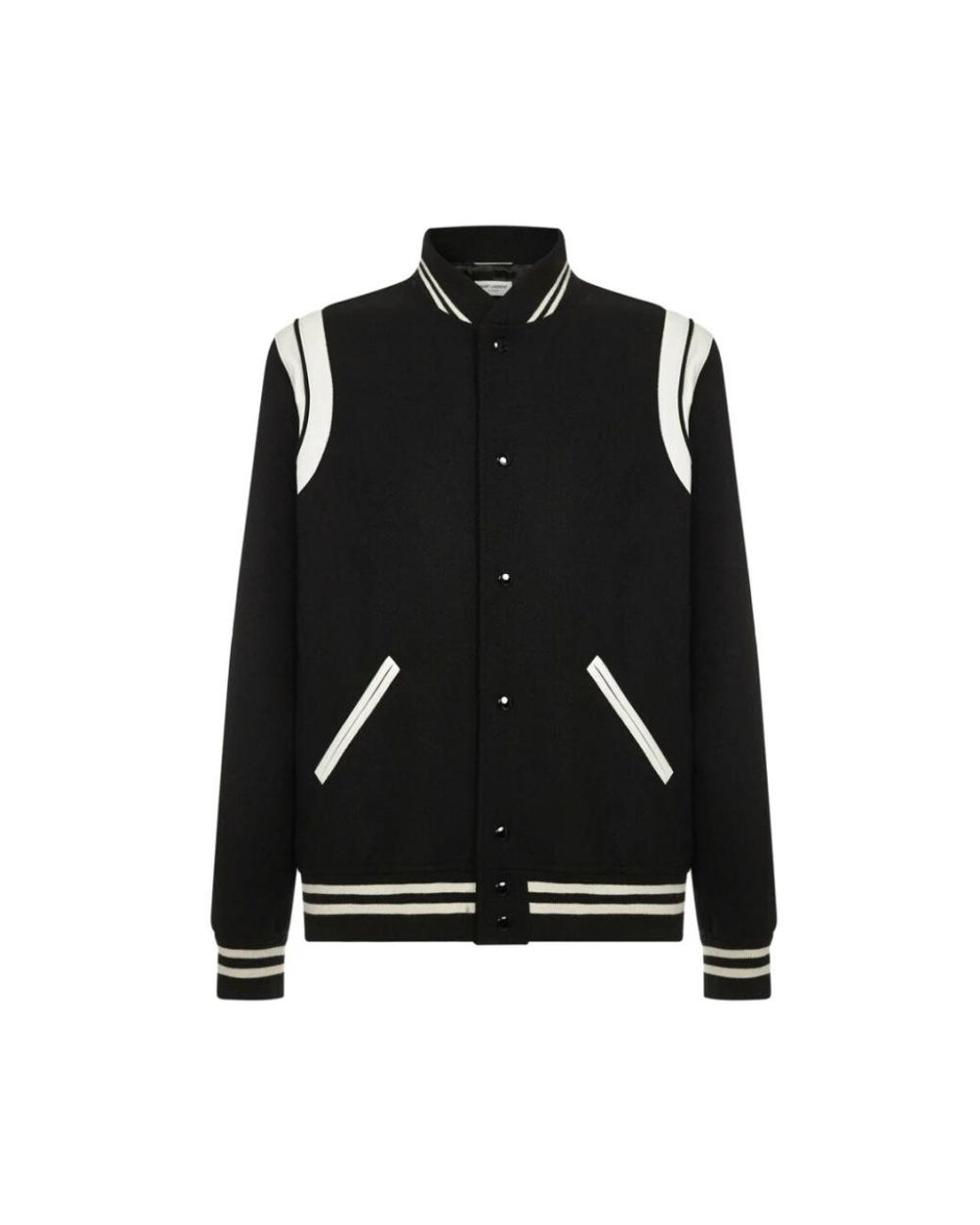 Saint Laurent Teddyjas Van Wol in het Black voor heren