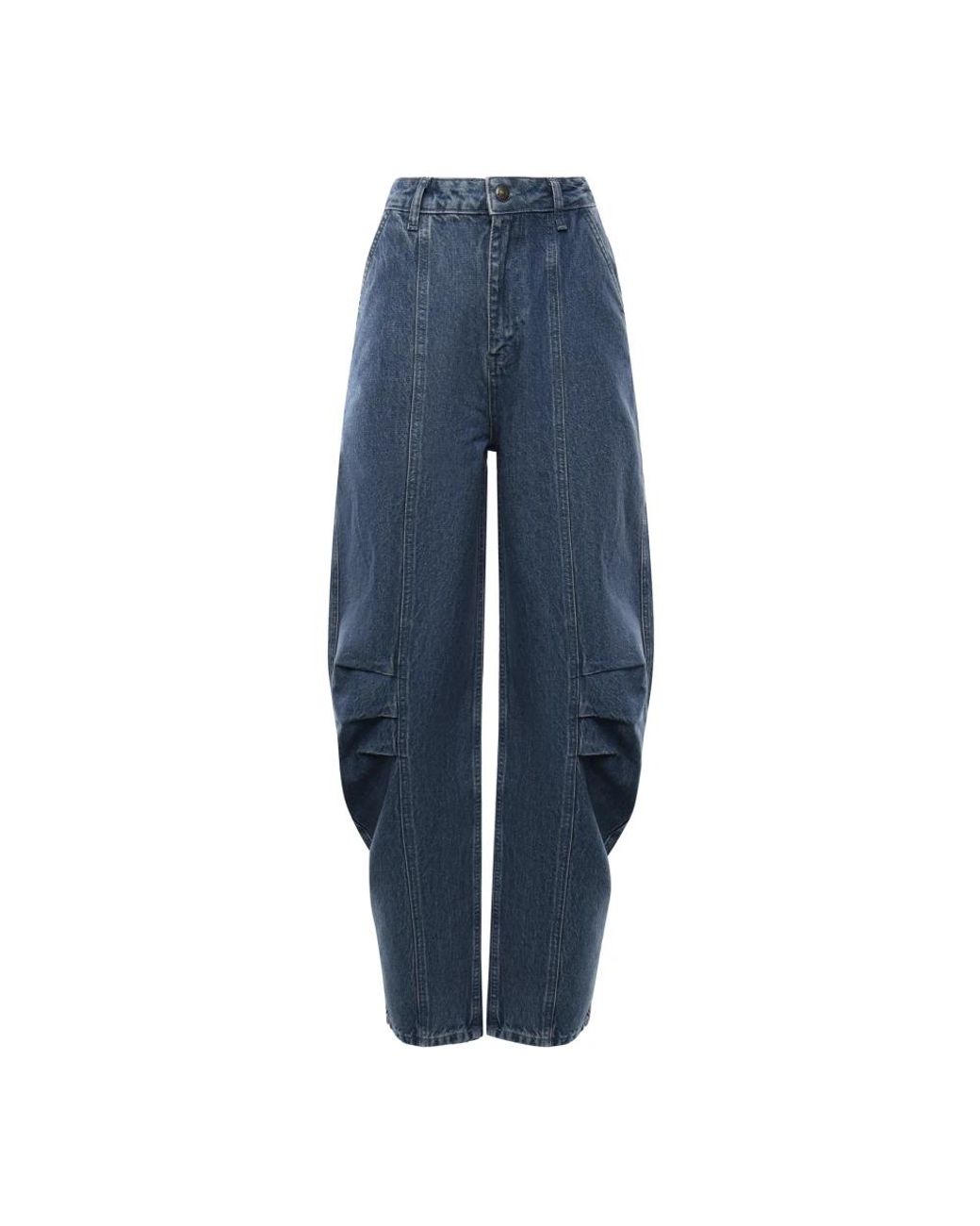 ROTATE BIRGER CHRISTENSEN Blue Loose Fit Jeans