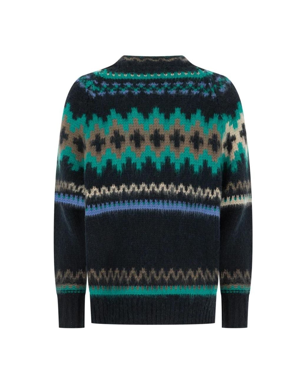 Paul Smith Green Round-Neck Knitwear for men