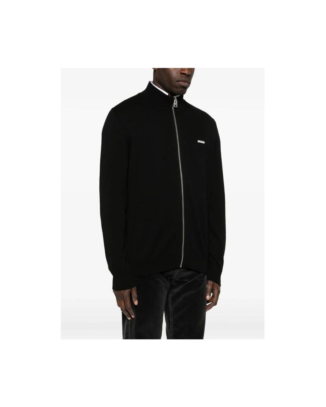 HUGO Truien & Vesten ,Zwart ,Sweater in het Black voor heren