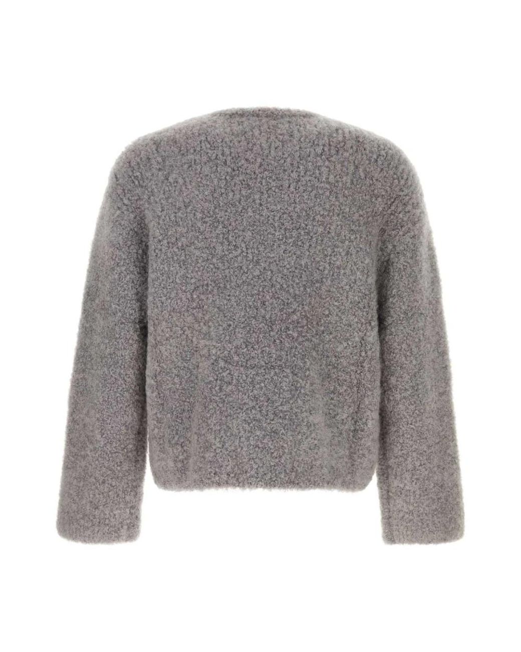 Séfr Gray Round-Neck Knitwear for men