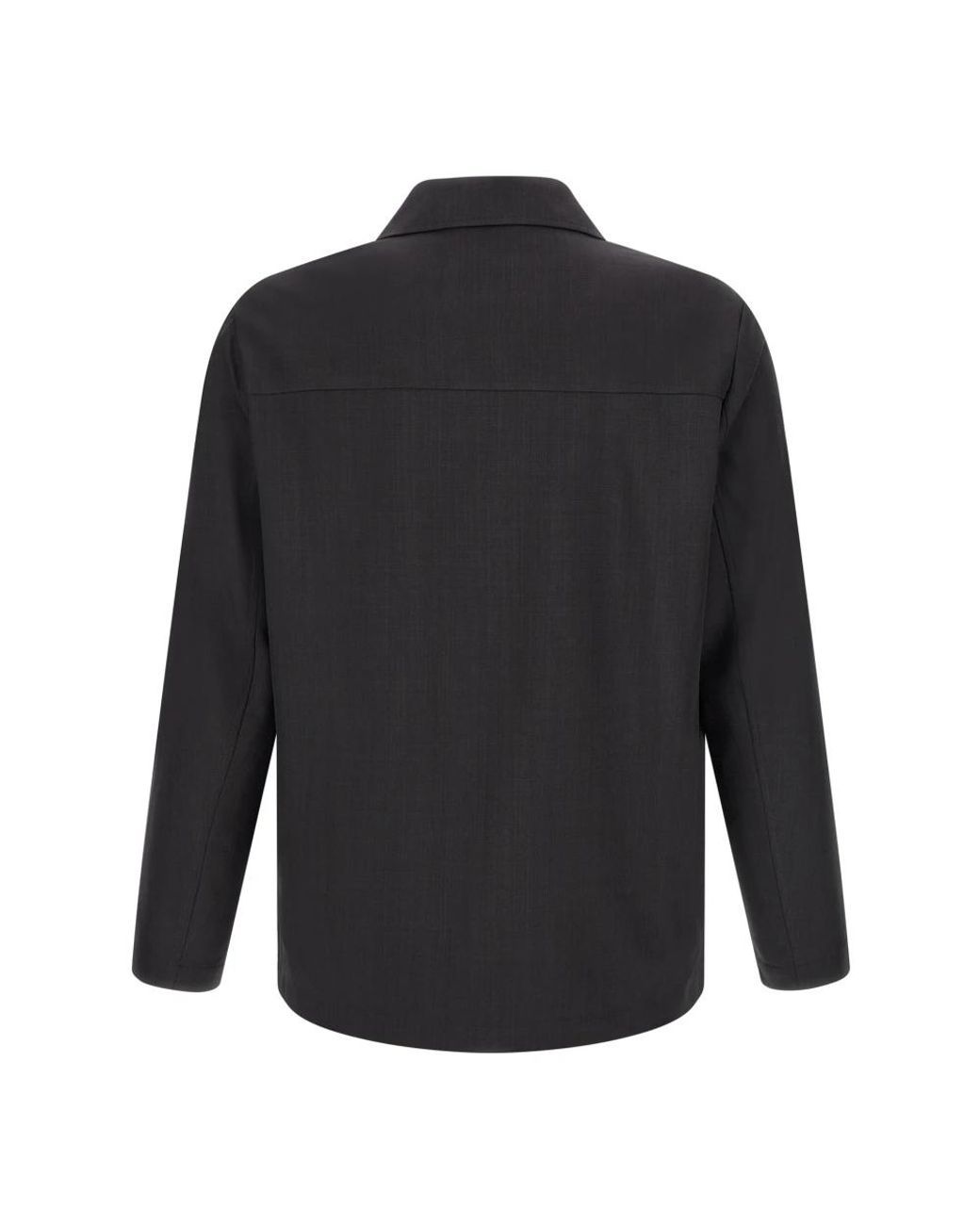 Second/Layer Black Casual Shirts for men