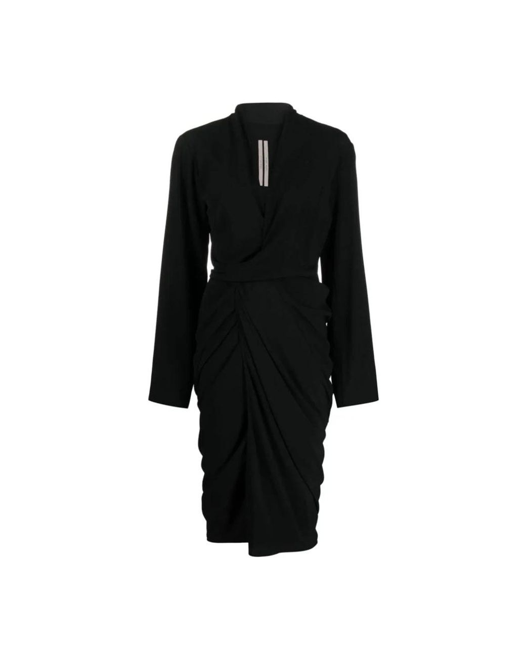 Rick Owens Black Wrap Dresses