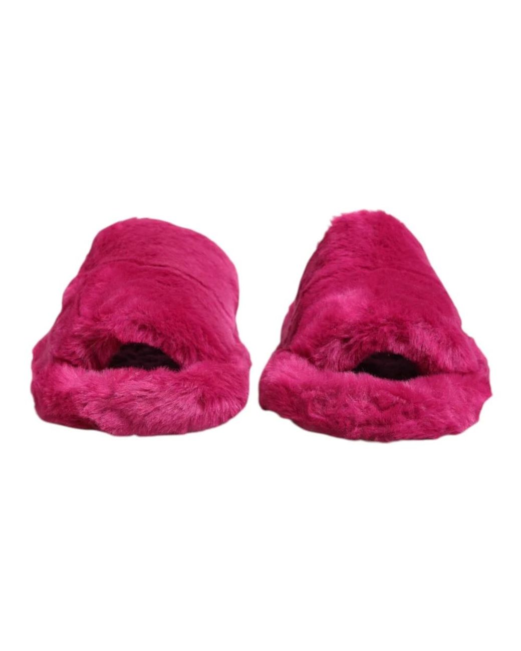 Dolce & Gabbana Pink Slippers for men