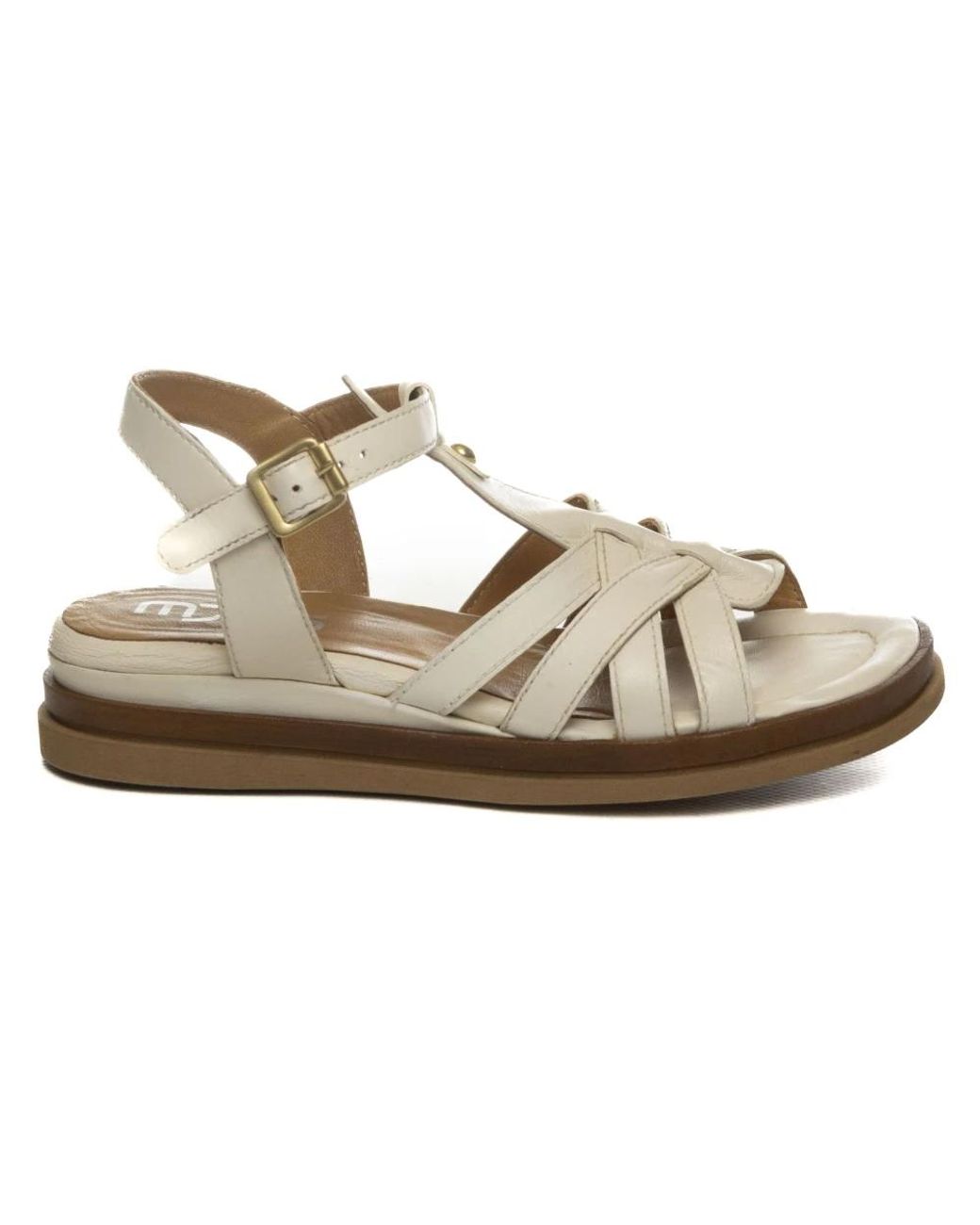 Flat Sandals Mjus en coloris Metallic