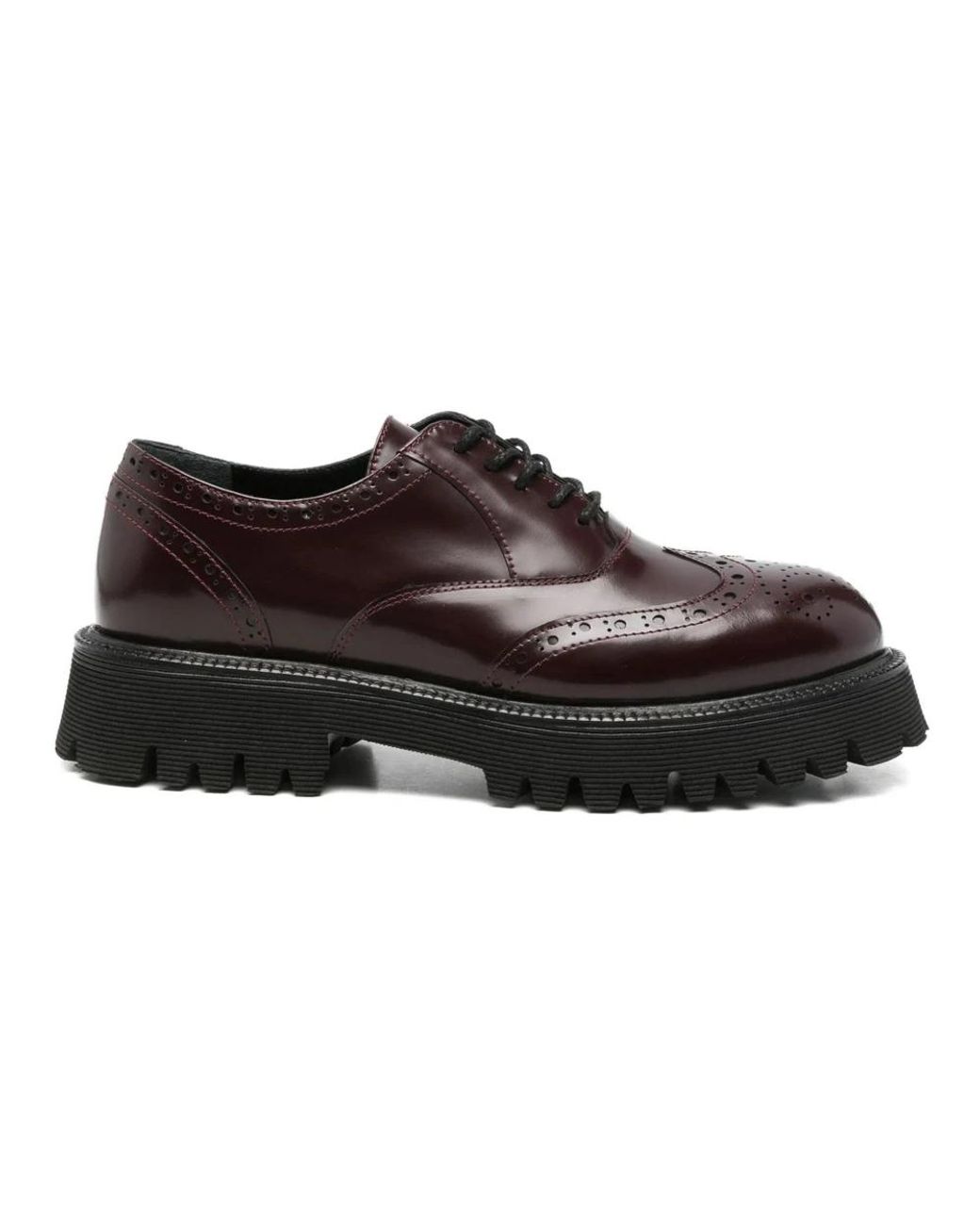 ADRIANNA FERETTI Brown Laced Shoes