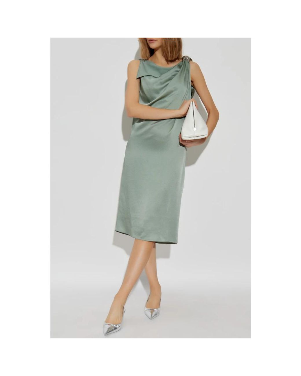 Lanvin Green Satingewand