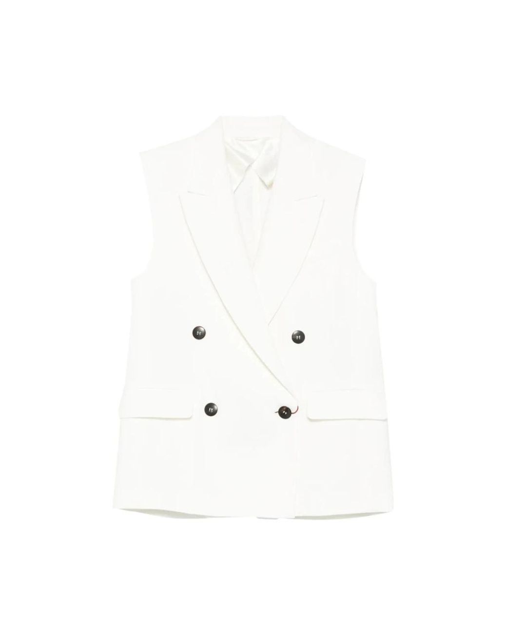 Suit Vests Max Mara en coloris White