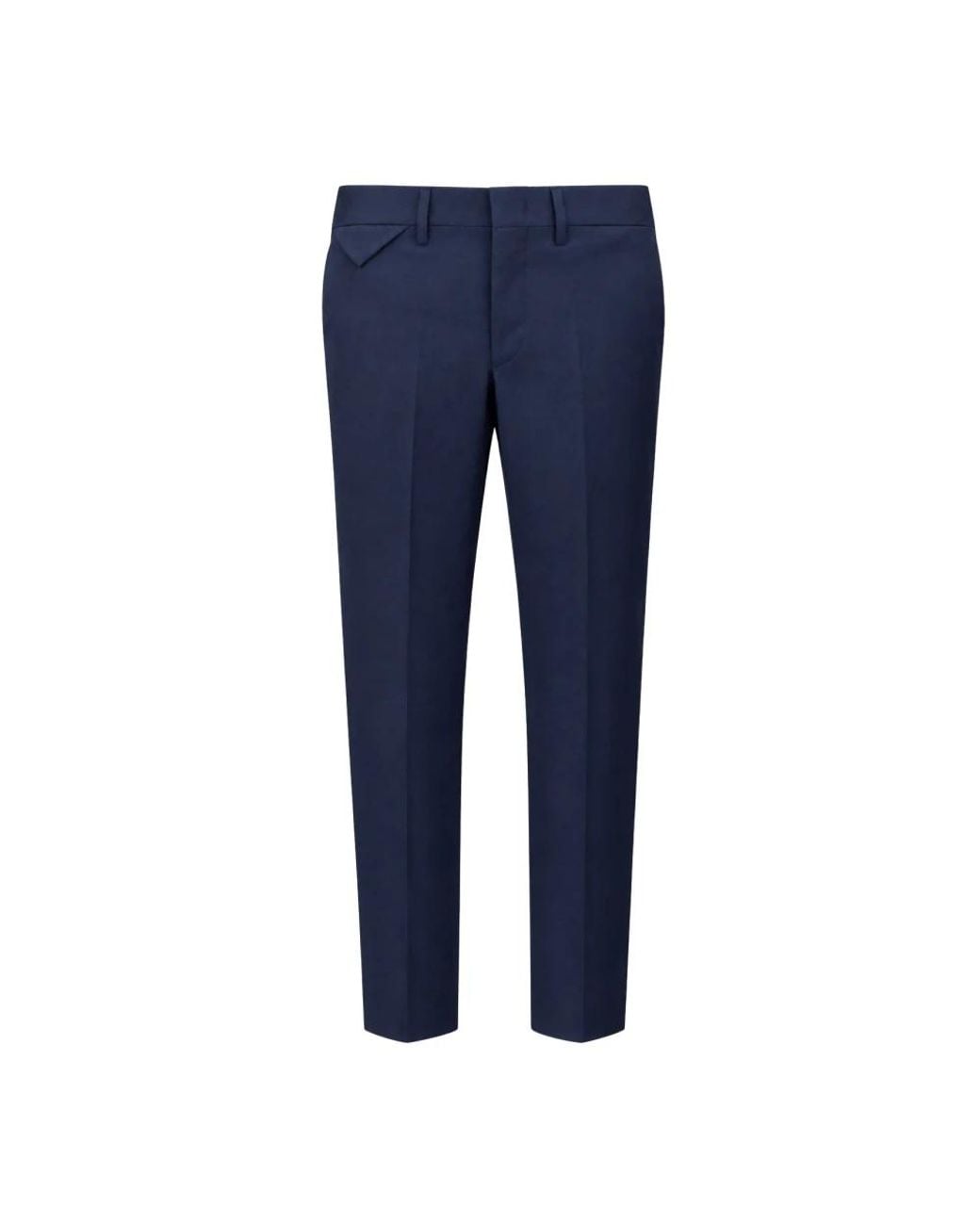 Low Brand Blue Suit Trousers for men