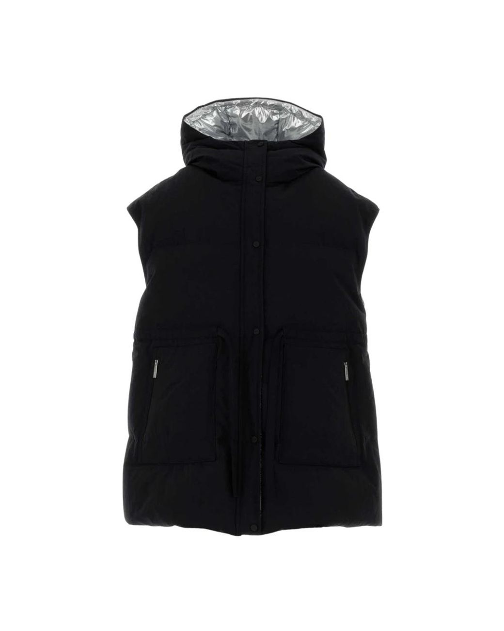 Herno Black Waistcoats