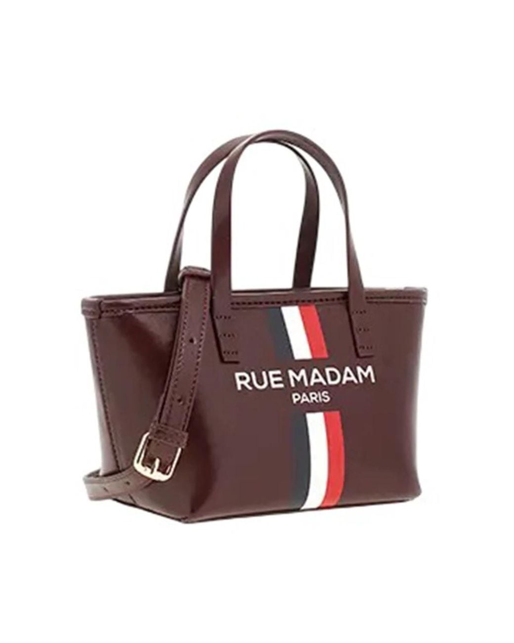 Rue Madam Red Tote Bags