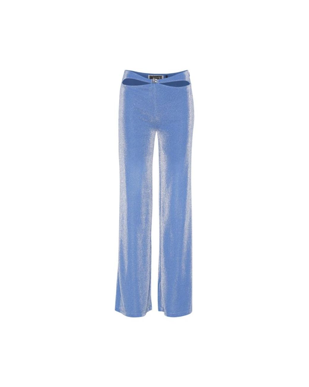 ROTATE BIRGER CHRISTENSEN Blue Wide Trousers
