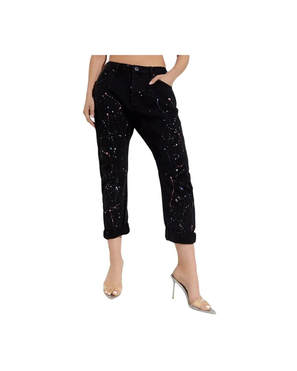 One Teaspoon Black Cropped Jeans