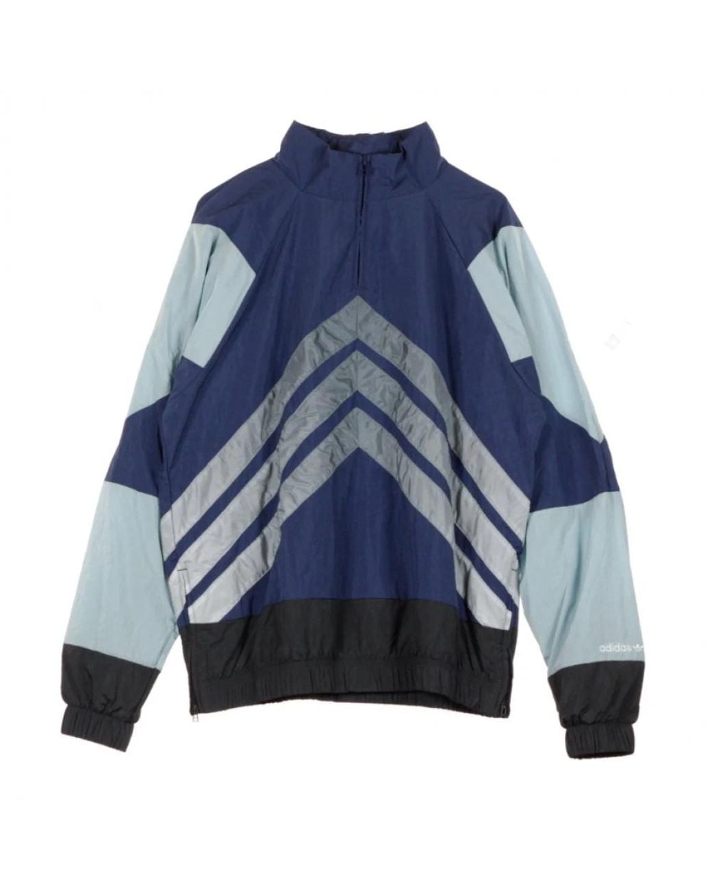 Adidas Herenwindjack V Stripes Wb Blauw/Carbon/Asgrijs in het Blue voor heren