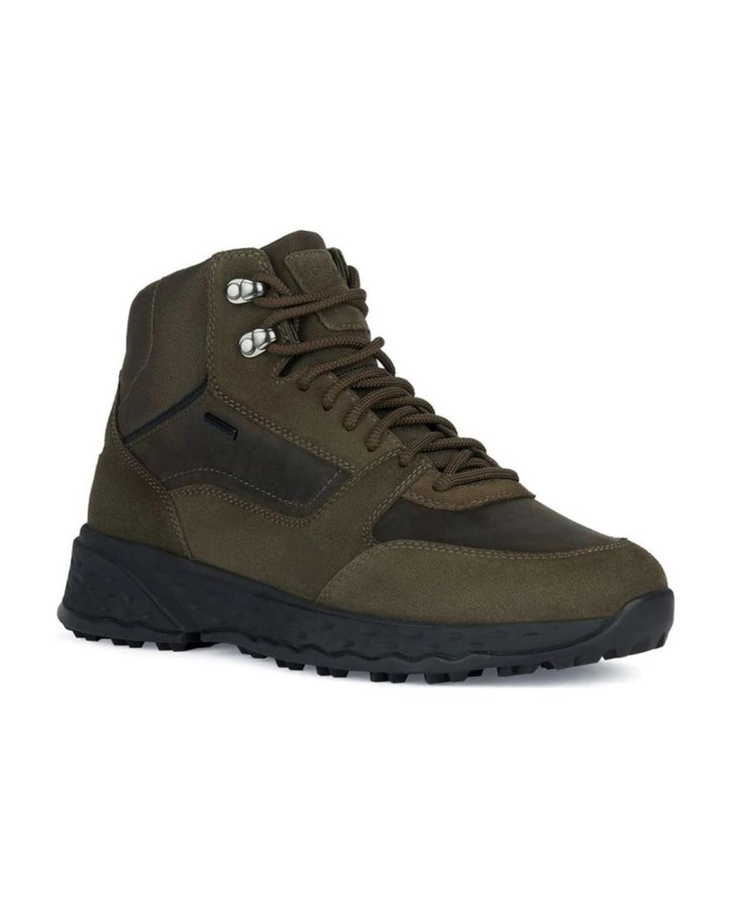 Geox Brown Lace-Up Boots for men