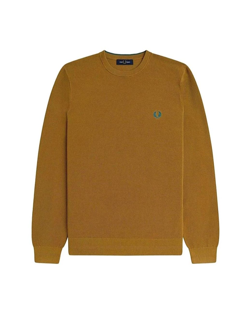 Fred Perry Brown Round-Neck Knitwear for men