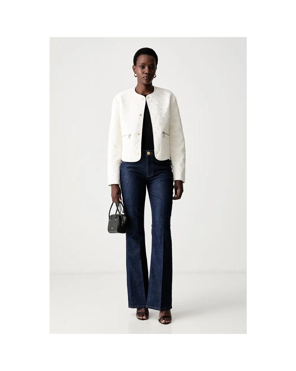 Light Jackets Guess de color White