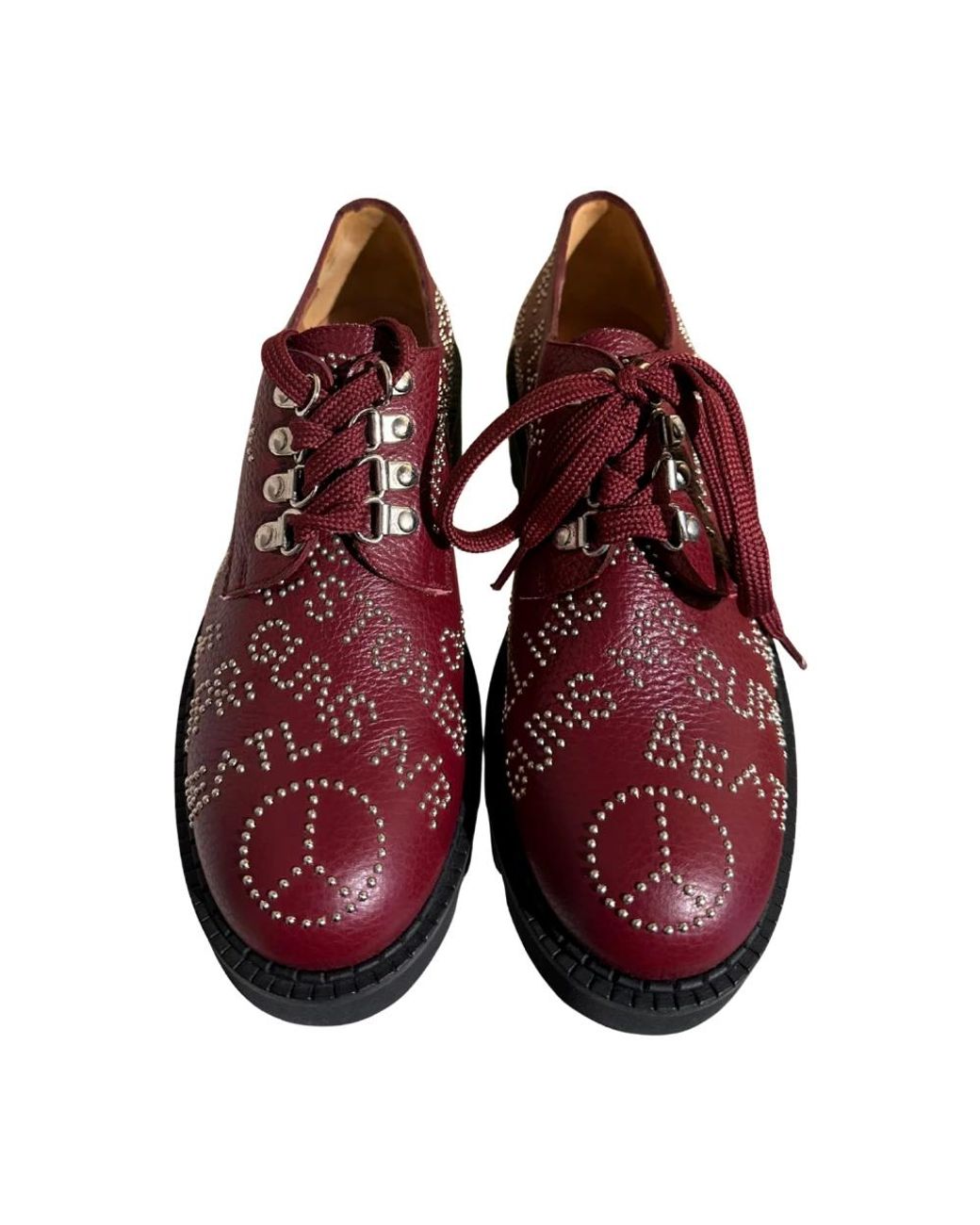 Ras Red Laced Shoes