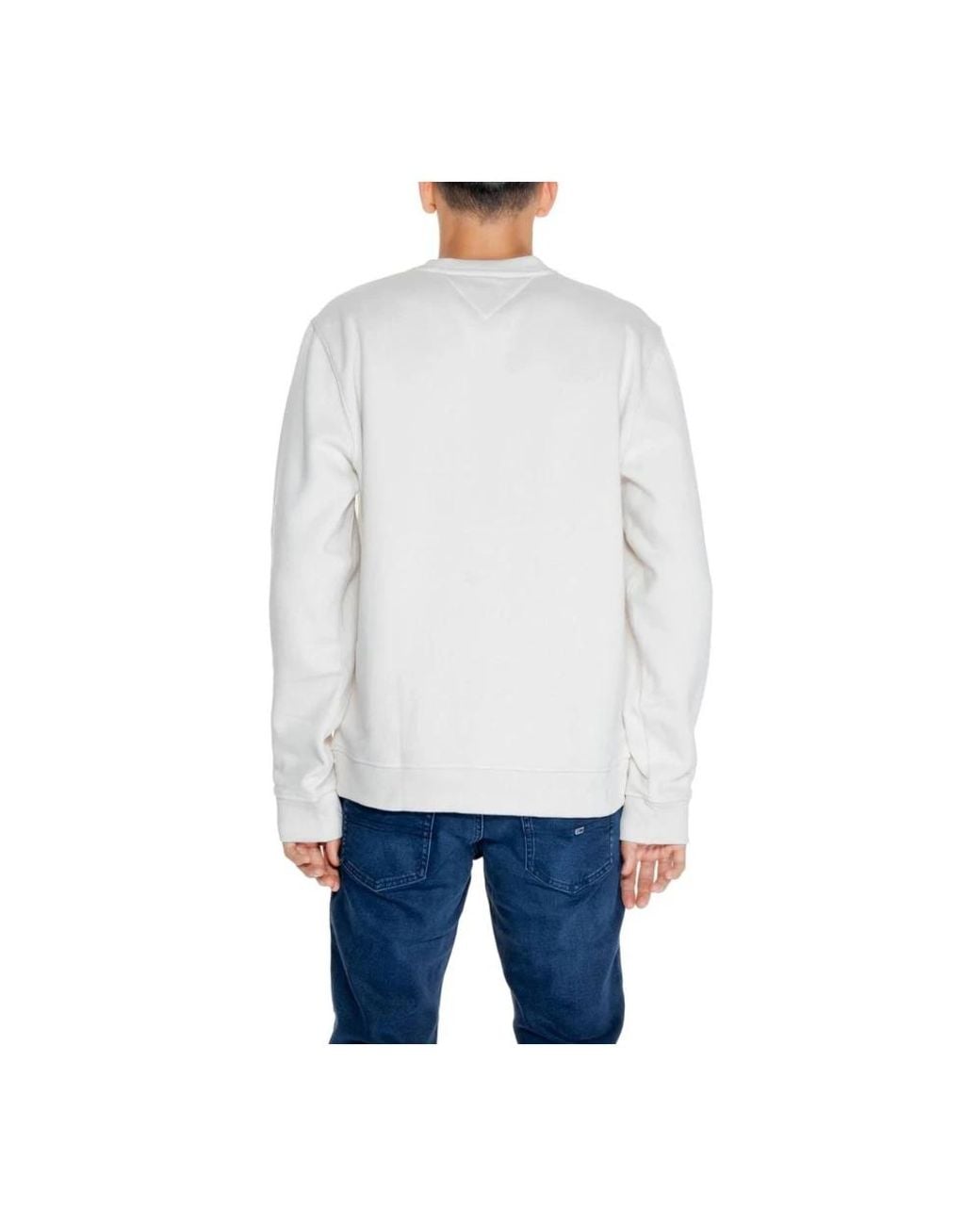 Tommy Hilfiger White Round-Neck Knitwear for men
