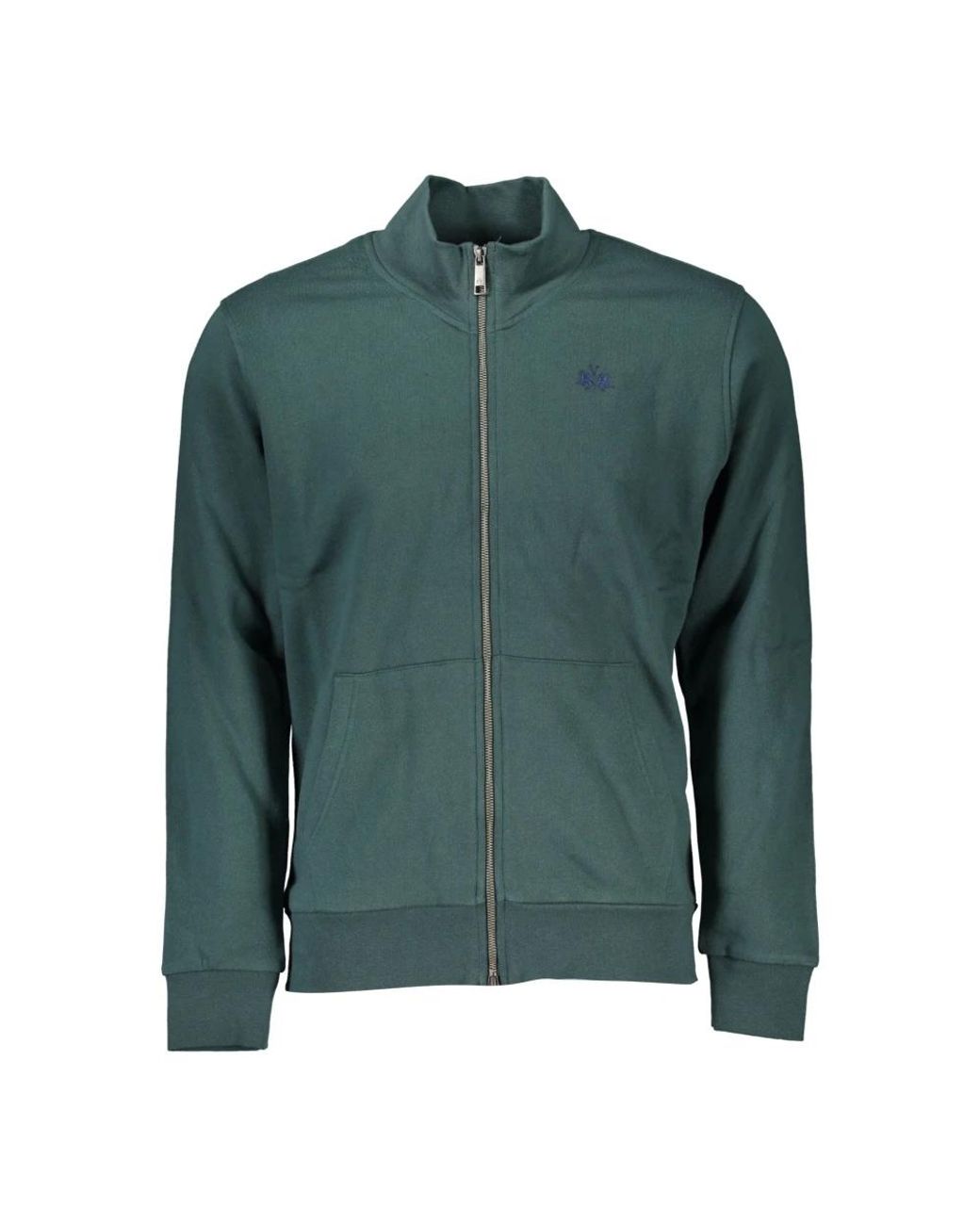 La Martina Green Zip-Throughs for men
