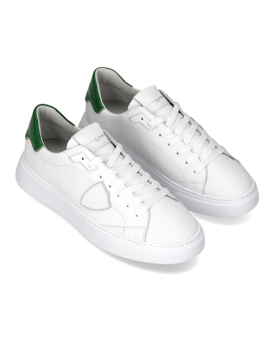 Philippe Model White Sneakers for men