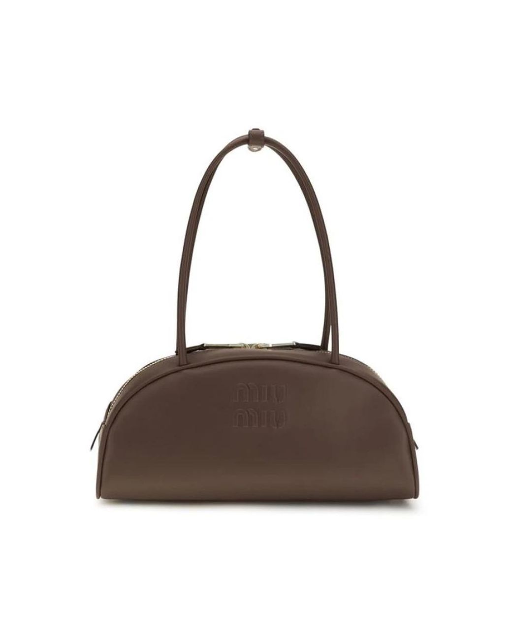 Miu Miu Brown Shoulder Bags