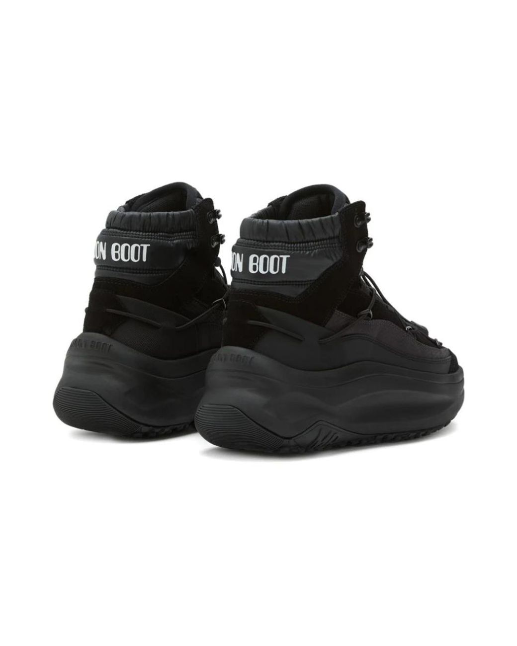 Moon Boot Black Sneakers for men