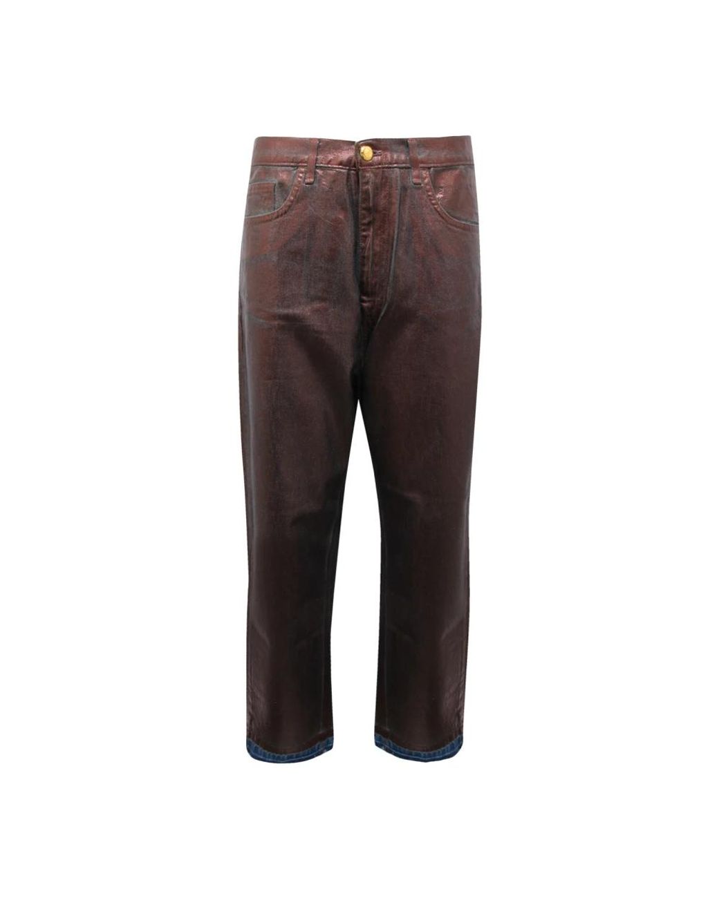 Elisabetta Franchi Gray Straight Jeans