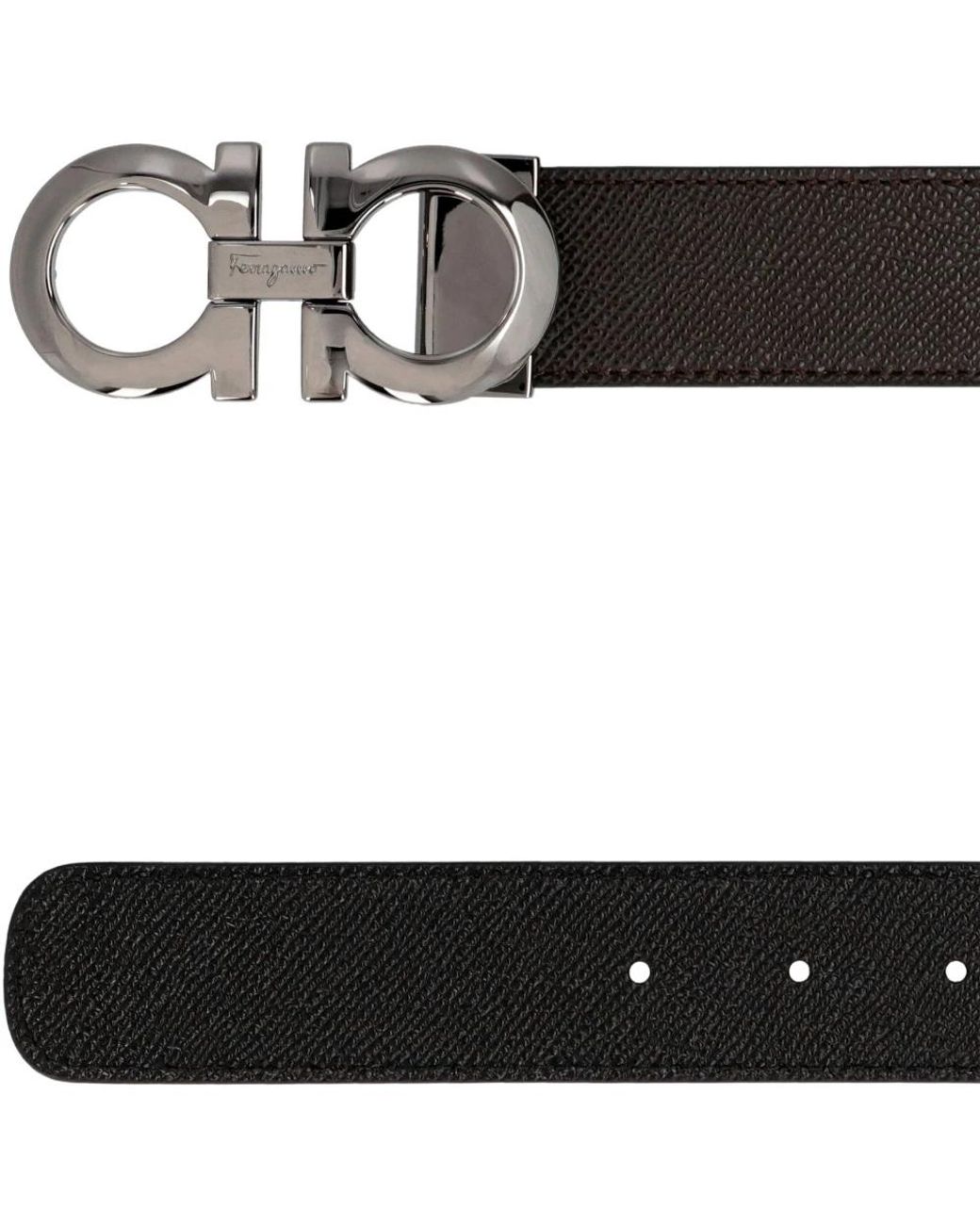 Ferragamo Black Belts for men