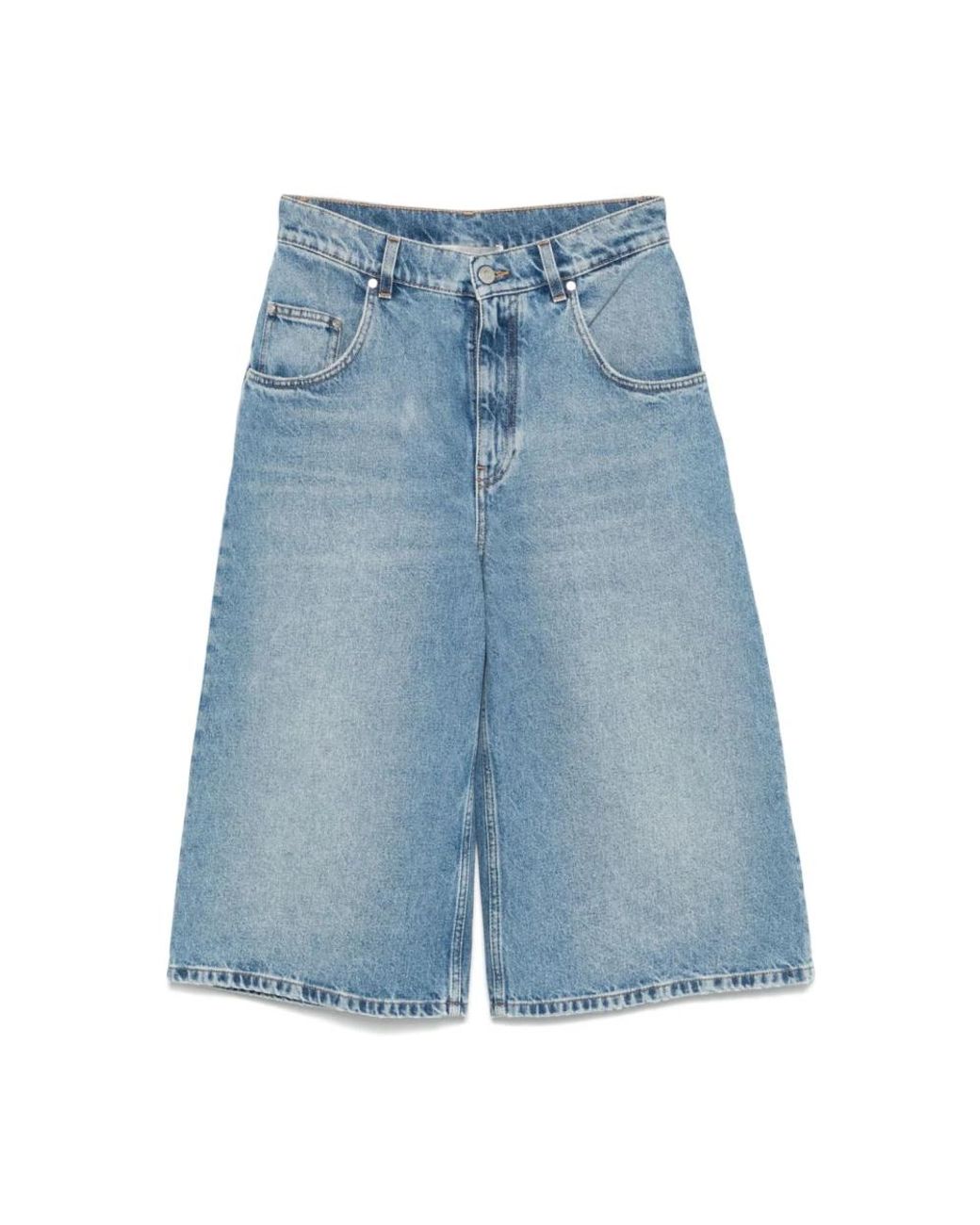 Stella McCartney Blue Denim Shorts
