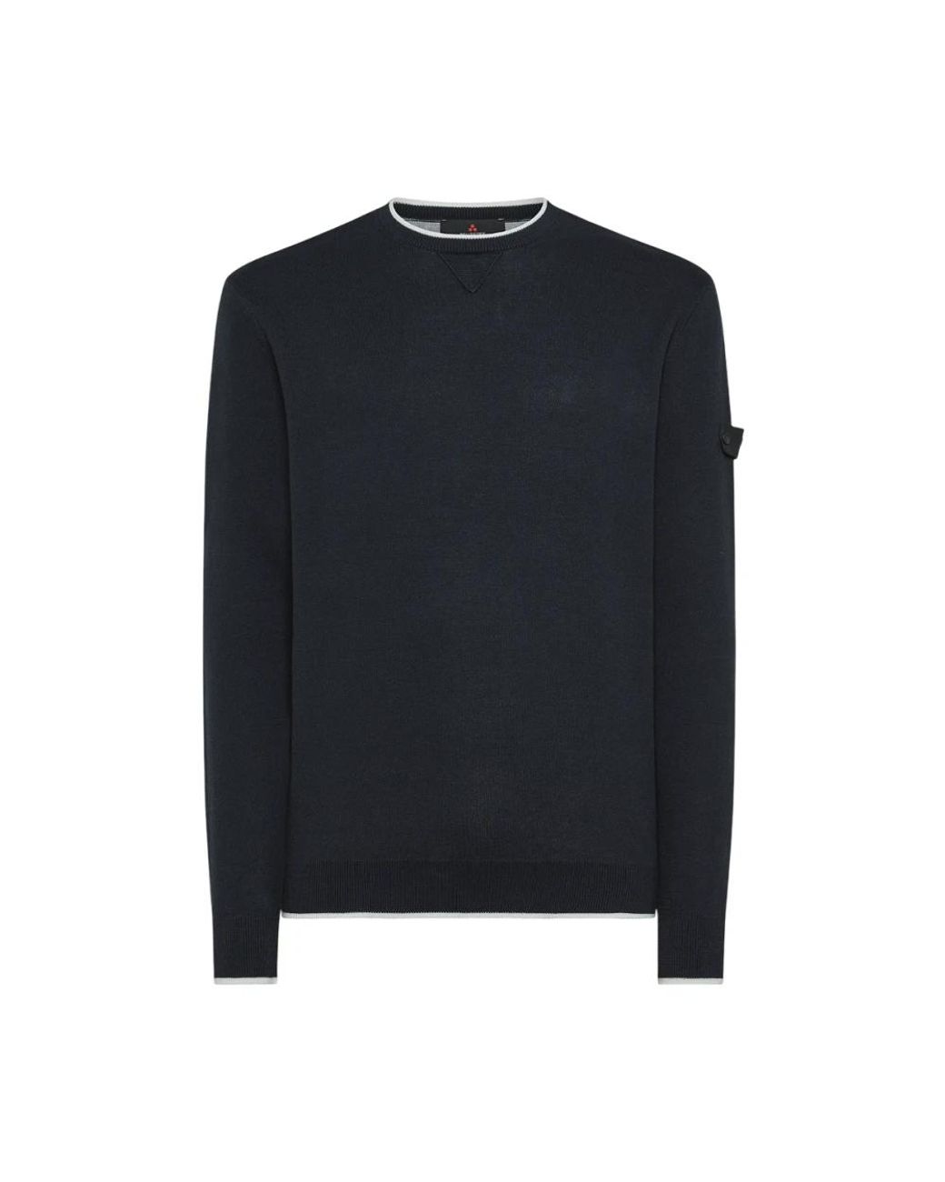 Peuterey Blue Round-Neck Knitwear for men