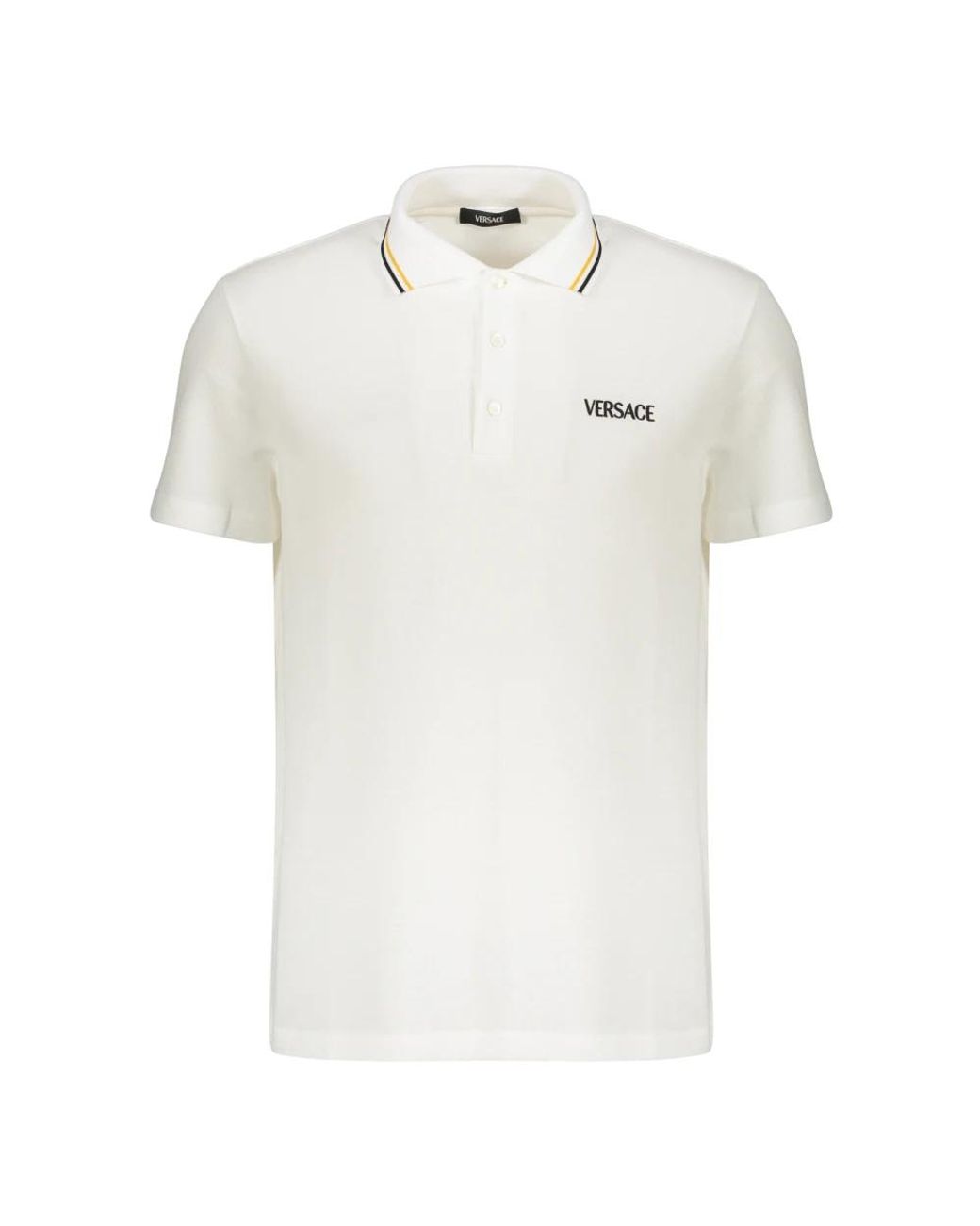 Versace White Logo Polo for men