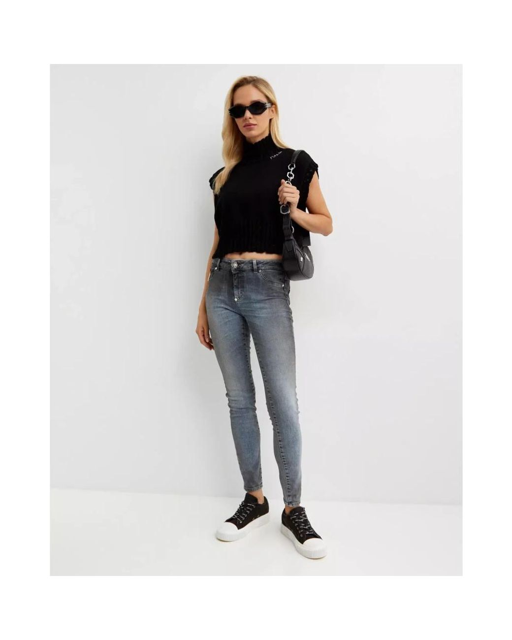 Philipp Plein Blue Skinny Fit Jeans