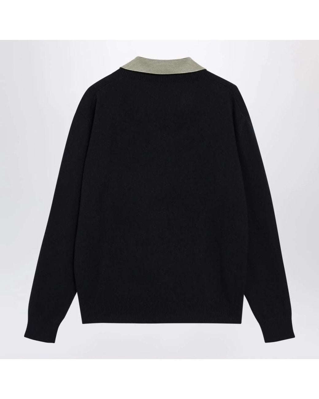 Miu Miu Blue V-Neck Knitwear